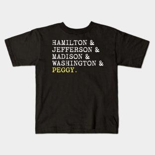 Hamilton, Jefferson, Madison Kids T-Shirt